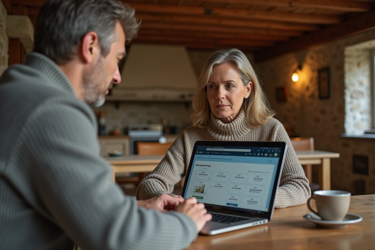 Femme réservant en ligne pour l