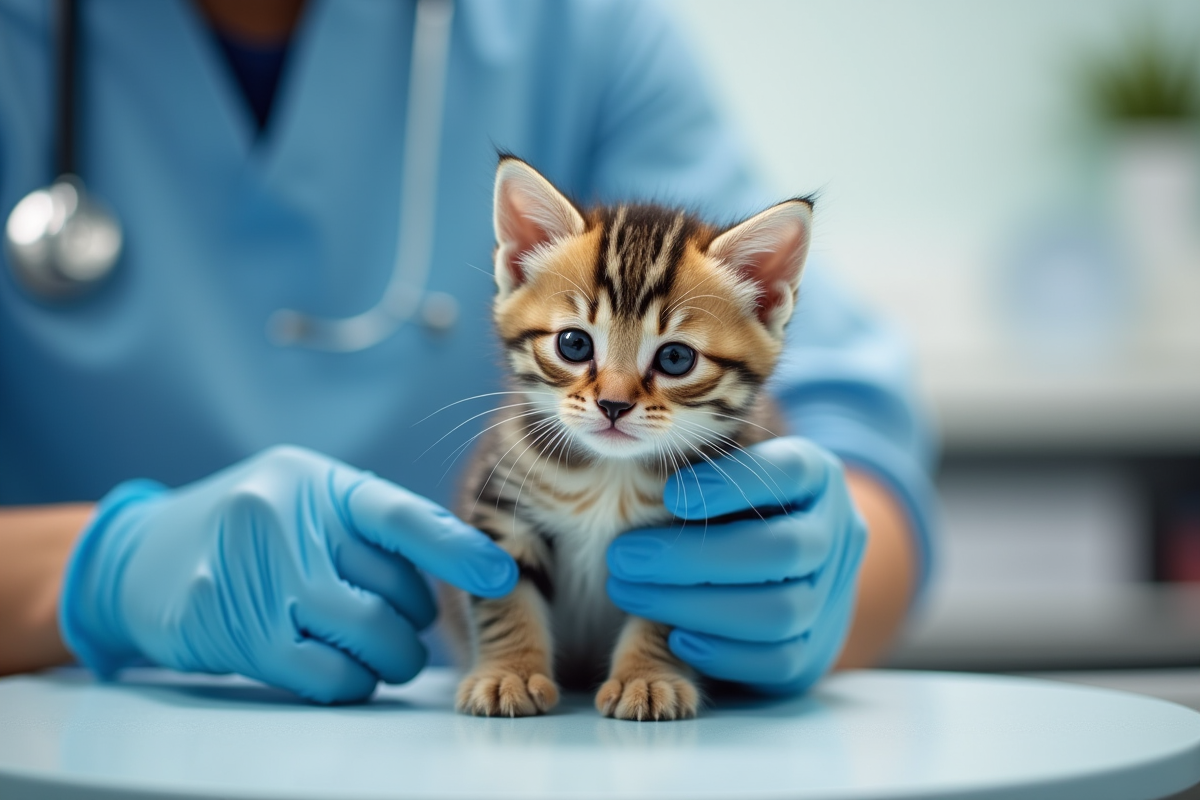 chaton soins