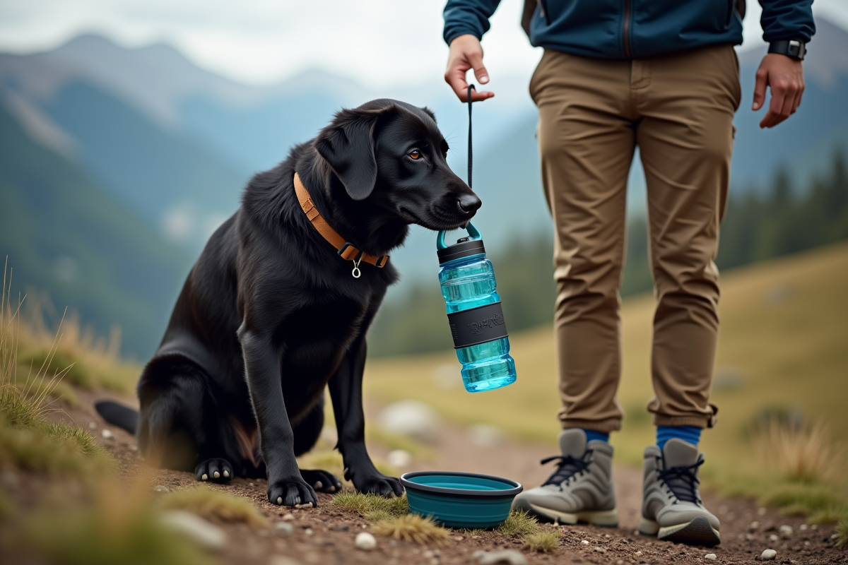 chien eau