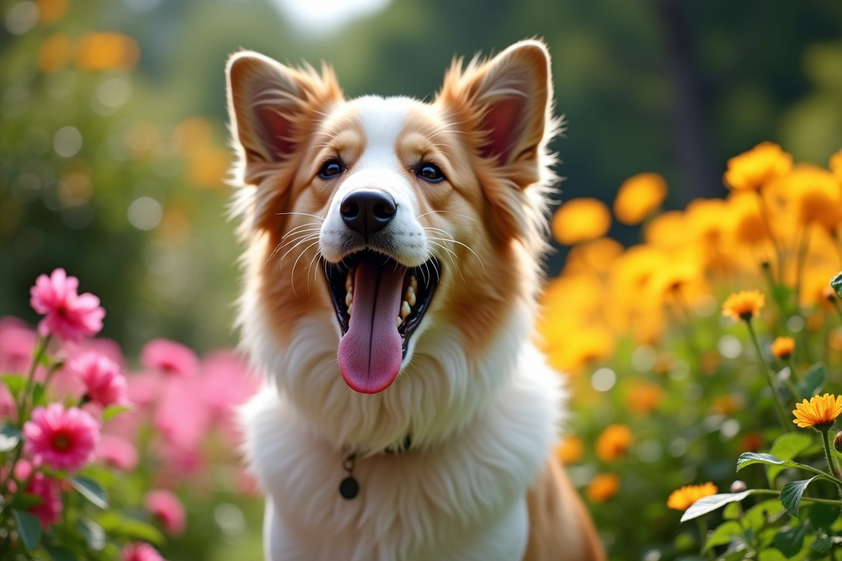 chien fatigué