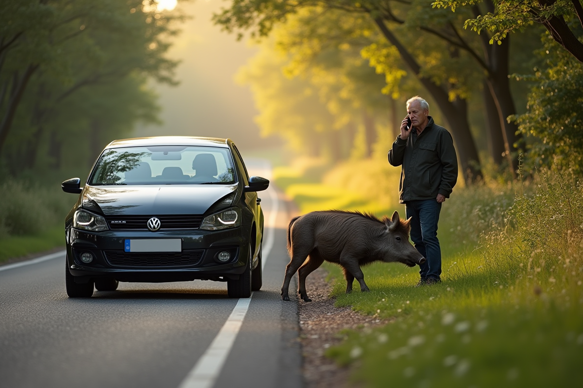 animal blessé