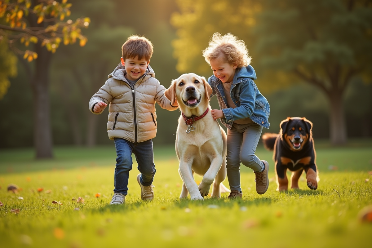 chien famille