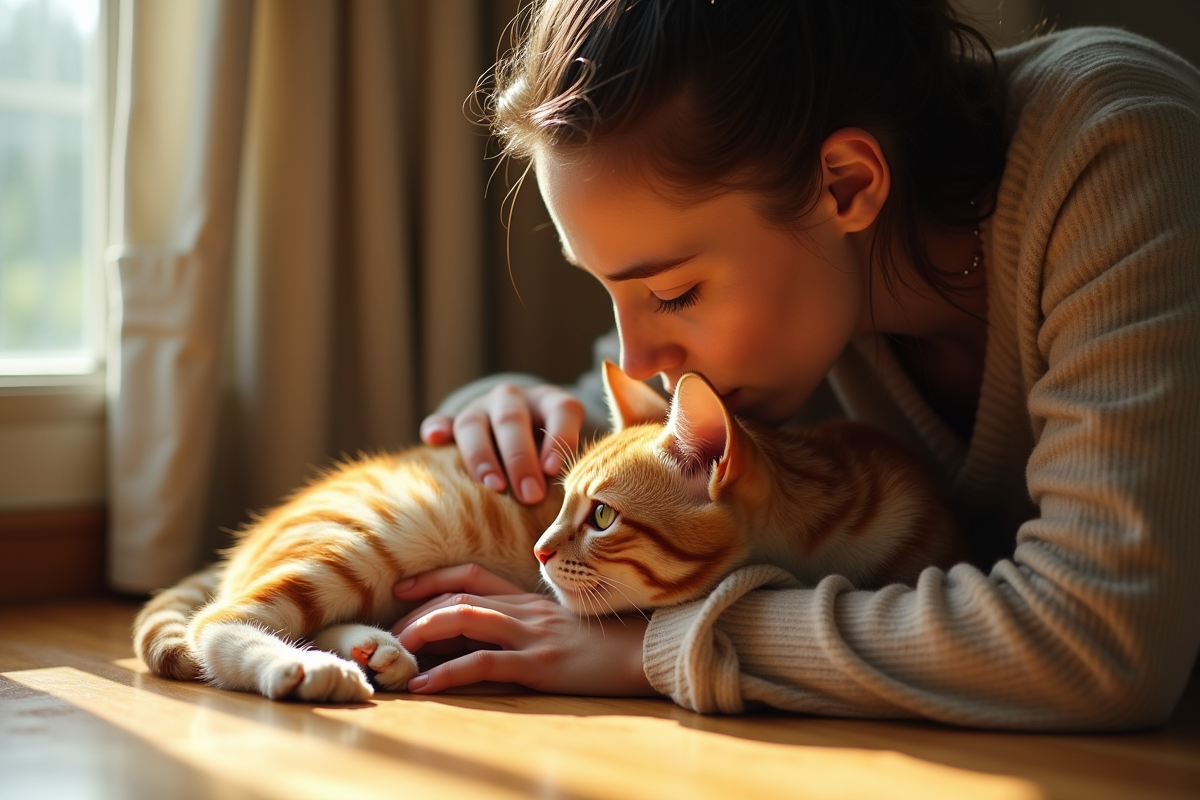 chat effrayé